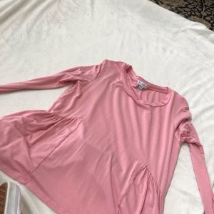 two long sleeve flowy shirts